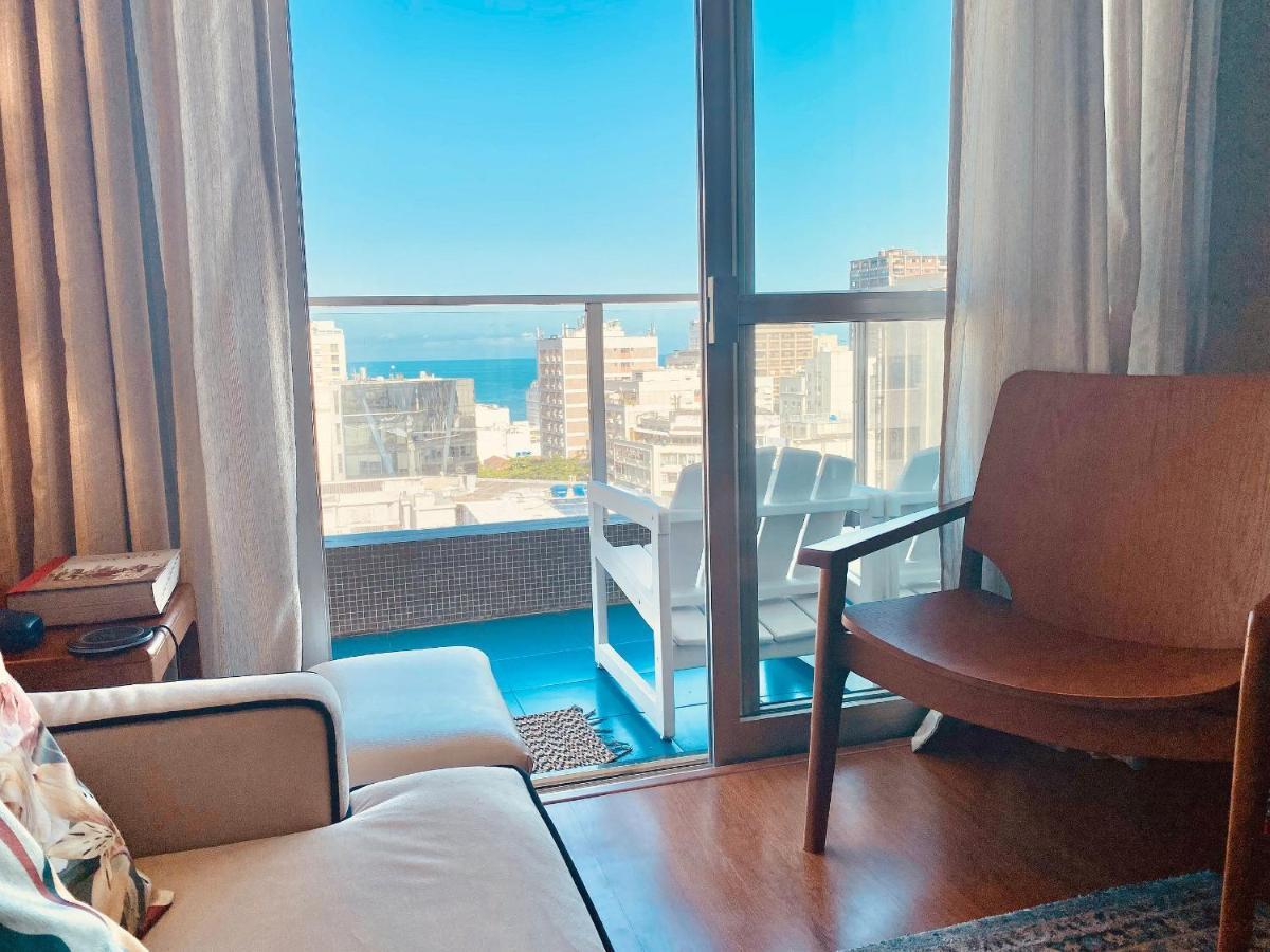 Jumpinbed - Leblon Flat Service - Sala E Quarto Com Varanda E Vista Do Mar. リオデジャネイロ エクステリア 写真