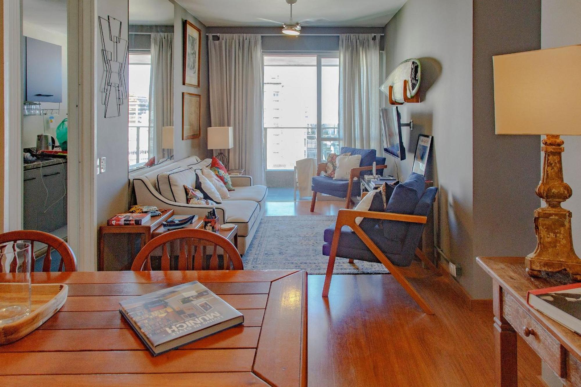 Jumpinbed - Leblon Flat Service - Sala E Quarto Com Varanda E Vista Do Mar. リオデジャネイロ エクステリア 写真